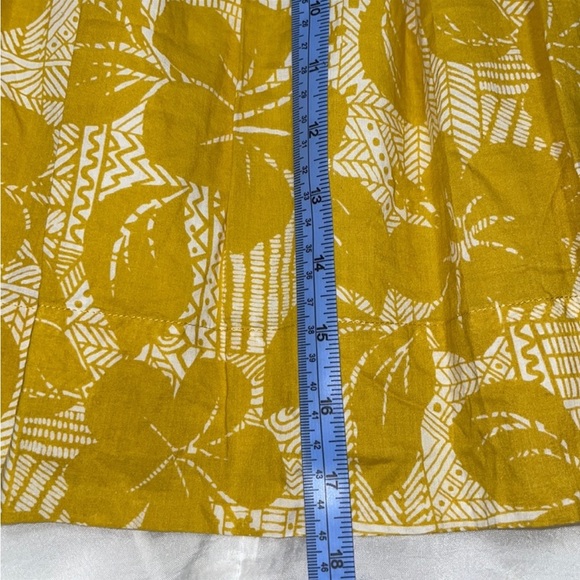 Forever 21 Tropical Floral Pleated Skirt Small - Picture 9 of 10